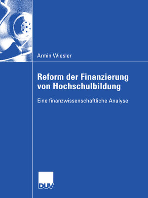 cover image of Reform der Finanzierung von Hochschulbildung